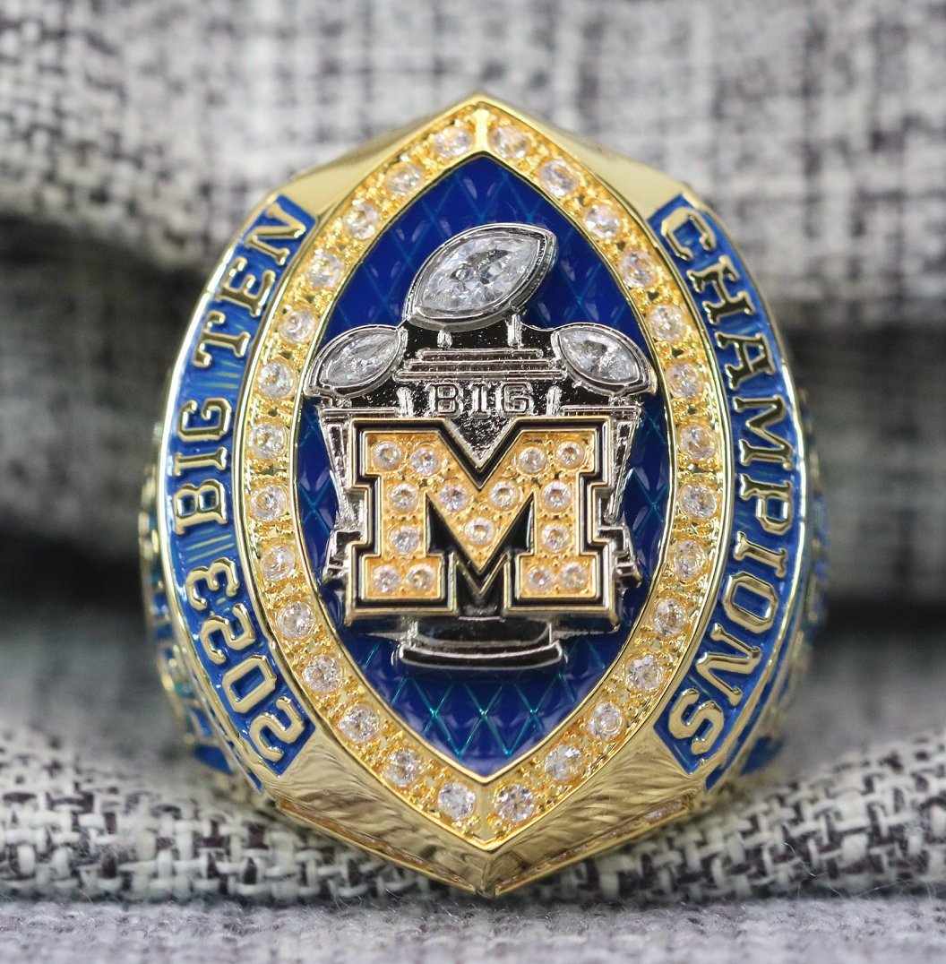 2024 Michigan Wolverines Big 10 NCAA Championship Ring 7-16S