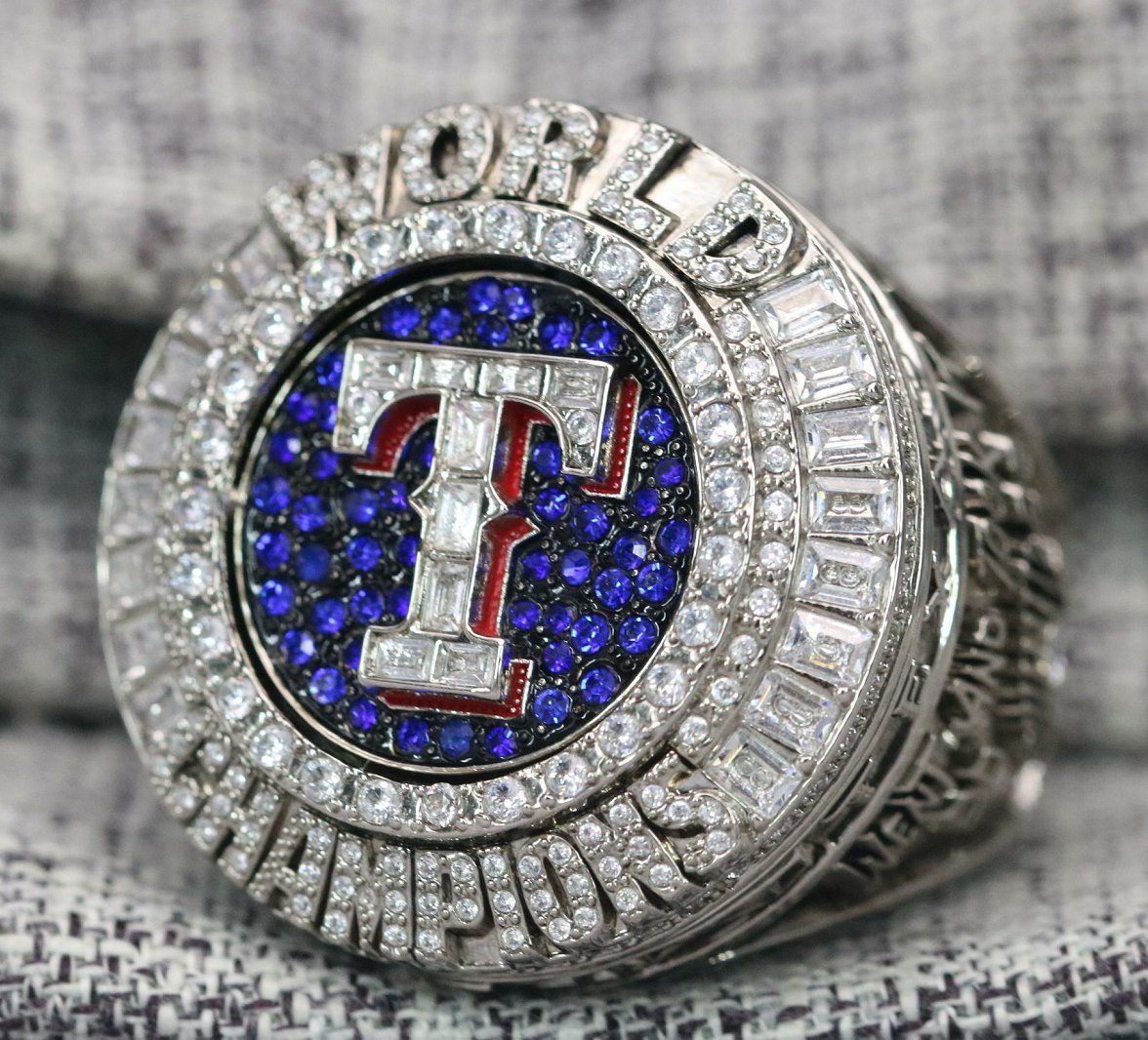 New 2024 Texas Rangers Ring #5 SEAGER 7-16S