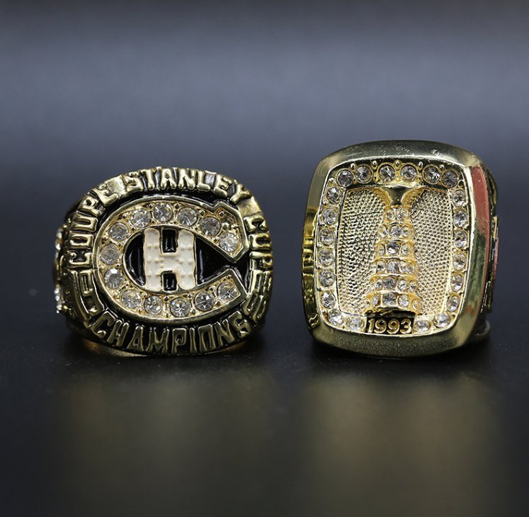 1986 1993 Montreal Canadiens Stanley Cup NHL Champions rings without c