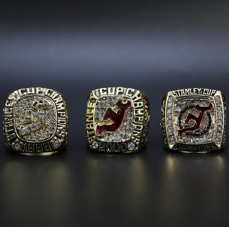 1995 2000 2003 New Jersey Devils Stanley Cup NHL Champions rings witho
