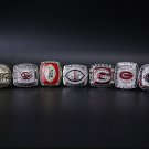 7PCS Georgia Bulldogs football NCAA championship ring 11 size without