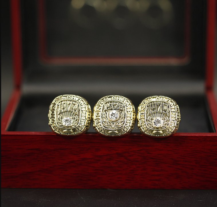 1973 1978 1979 alabama crison tide NCAA championship rings 11 size wit