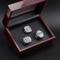 3PCS Tcu Horned Frogs Alarmo Bowl NCAA championship rings 11 size with