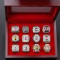 Set 12 PCS New Ohio State Buckeyes NCAA championship rings 11 size wit