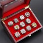 Set 11 PCS New Ohio State Buckeyes NCAA championship rings 11 size wit