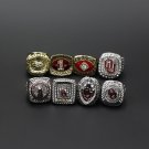 8PCS Oklahoma Sooners OU Peach Bowl NCAA Championship rings 11 size wi