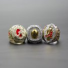 3PCS 2020 alabama crison tide NCAA championship rings 11 size without