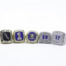 Set 5PCS Duke Blue Devils NCAA championship rings 11 size without case
