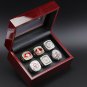 6PCS Oklahoma Sooners OU NCAA Championship rings 11 size without case&