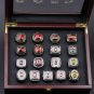 Set 17 PCS New Ohio State Buckeyes NCAA championship rings 11 size wit