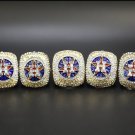 5PCS Names 2017 Houston Astros world series championship rings 11 size