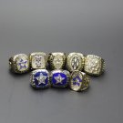 8PCS Dallas Cowboys Football super bowl championship rings without cas