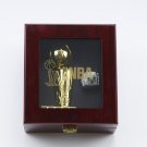 2008 Boston Celtics Basketball NBA Championship Ring and throphy with