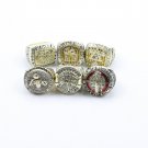 6PCS ONE Set Los Angeles Lakers NBA Basketball championship ring Kobe