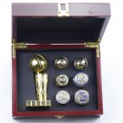 Set 6 PCS Golden State Warriors NBA world championship rings and Throp