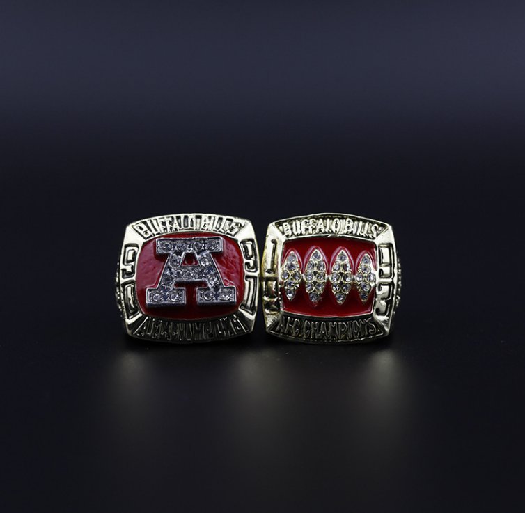 1991 1993 Buffalo Bills AFC super bowl championship rings size 11 with
