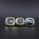 3PCS 1972 1973 1984 Miami Dolphins Super Bowl Championship Rings witho