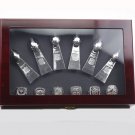 Silver 6PCS Pittsburgh Steelers Super bowl championship ring and Troph