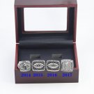 4PCS 2014-2017 Fantasy Football Championship Ring FFL RING Size 11 wit