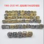 Set 55PCS 1966-2020 NFL Super bowl championship rings 11 size without