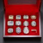 11pcs ONE SET NEW ENGLAND PATRIOTS super bowl championship ring size 1
