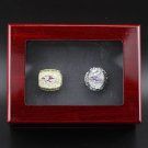 2PCS 2000 2012 Baltimore Ravens Super Bowl Championship Ring size 11 w