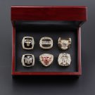 Full Set 6 years Chicago Bulls Basketball world championship rings 11