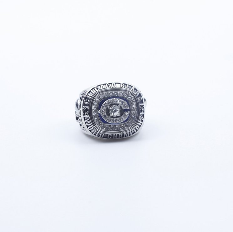 Silver 1985 Chicago Bears Perry Super bowl championship ring size 11&i
