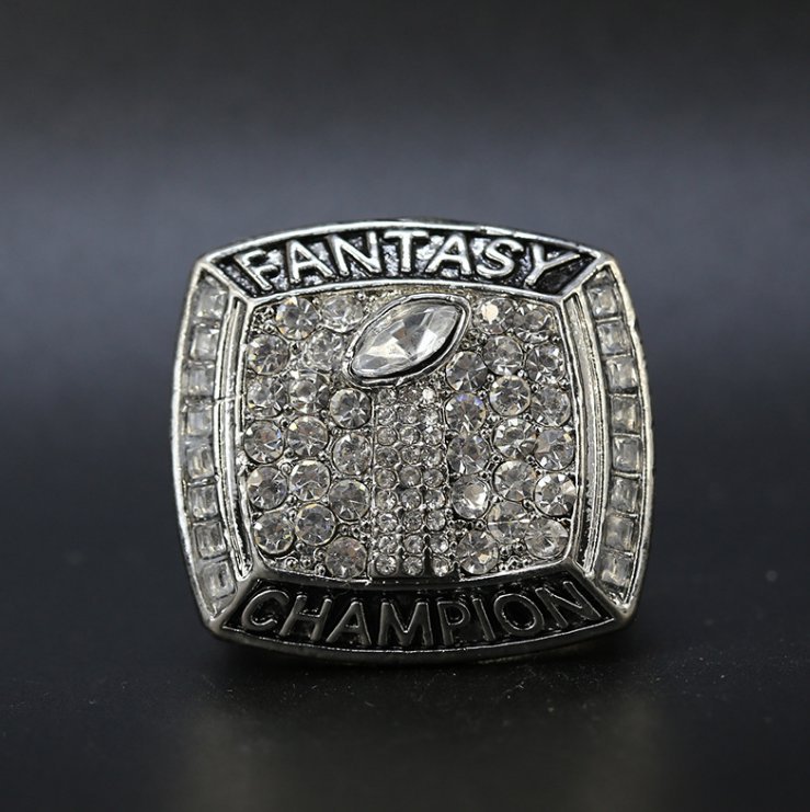 SILVER 2017 Fantasy Football Championship Ring FFL RING Size 11&iuml;&