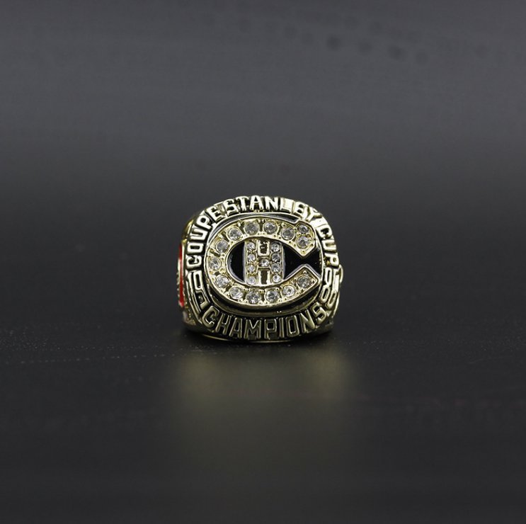 1986 Montreal Canadiens Roy NHL Stanley Cup Championship ring 11 size&