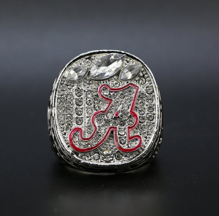 2012 Alabama Clemson Tide NCAA championship ring 11 size (177)