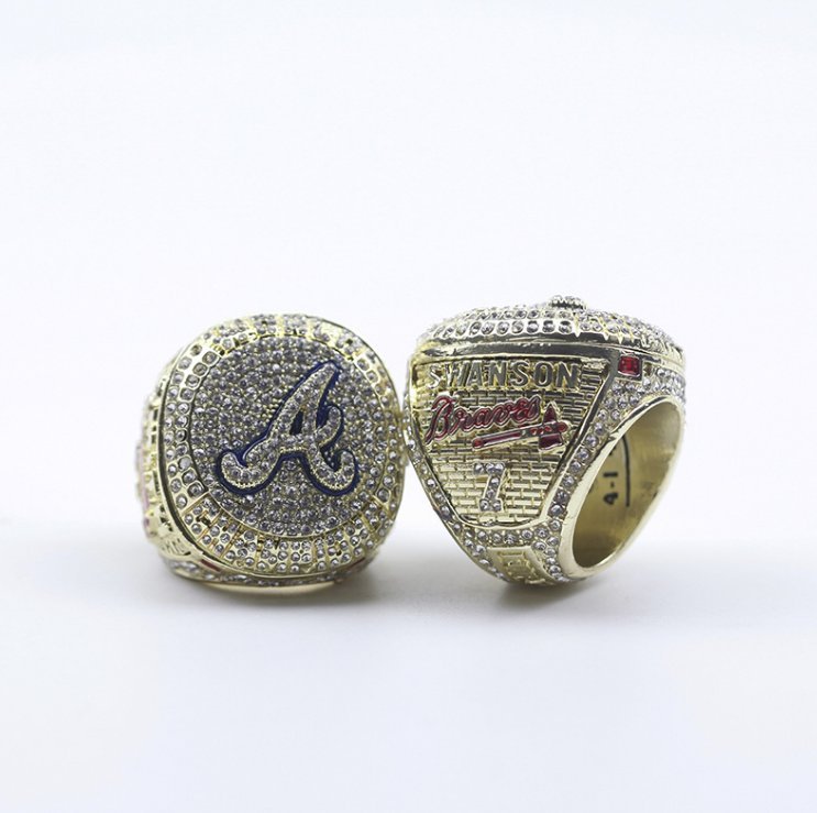 2021 Atlanta Braves MLB world series ring 7# 11 size&iuml;&frac14;&Atilde;&macr;&Acirc;&iquest;&Acirc;&frac12;7