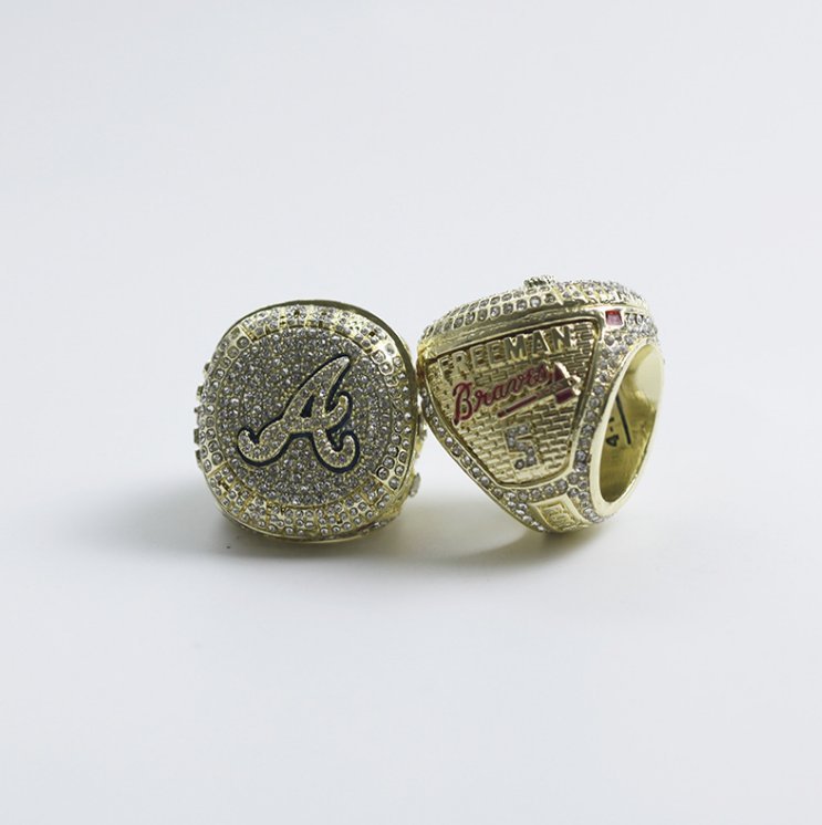 2021 Atlanta Braves MLB world series ring 5# 11 size &iuml;&frac14;&Atilde;&macr;&Acirc;&iquest;&Acirc;&frac12;