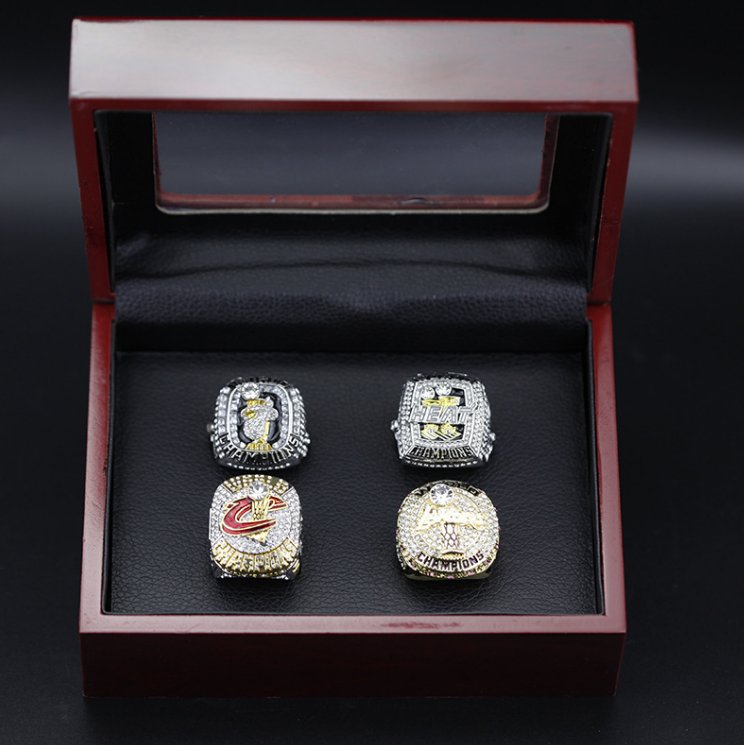 4PCS 2020 NBA Basketball championship rings James ring 11 size with ca
