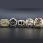 5PCS Set Los Angeles Lakers NBA Basketball championship rings KOBE JAM