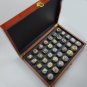 35PCS Set 1987-2021 NBA world championship rings 11 size with case&ium