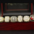 Set 5PCS San Francisco 49ers super bowl championship rings size 11 wit
