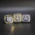 3PCS 1970 2006 2009 Indianapolis Colts Super Bowl Championship Ring si