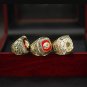 3PCS 1966 1969 2019 Kansas Chiefs Super bowl championship rings Set wi