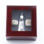 2PCS 2002 2020 Kansas Chiefs Super bowl championship rings and Trophy
