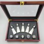 5PCS Dallas Cowboys super bowl championship ring and Trophy Set Silver