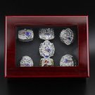 Brady New England Patriots and Tampa Bay Buccaneers championship rings