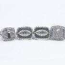 4PCS 2014-2017 Fantasy Football Championship Ring FFL RING Size 11 wit