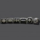 6PCS Set Oakland Raiders Gannon NFL Super Bowl CHAMPIONSHIP RINGS with