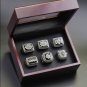 6PCS Set Oakland Raiders Gannon NFL Super Bowl CHAMPIONSHIP RINGS with