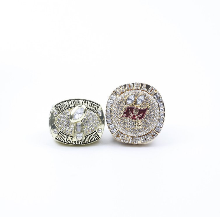 2PCS 2002 2020 Tampa Bay Buccaneers Super bowl championship rings with