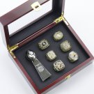 Set 6PCS Pittsburgh Steelers Super bowl championship ring and Trophy G