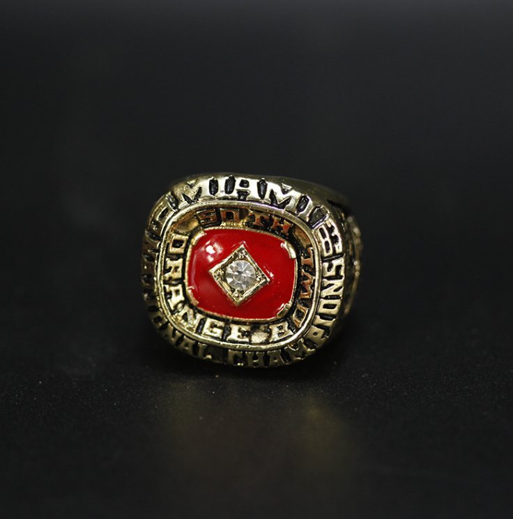 1983 Miami hurricans orange bowl National championship ring 11 size (1