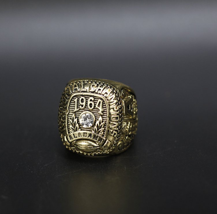 1964 Alabama Clemson Tide NCAA championship ring 11 size (131)