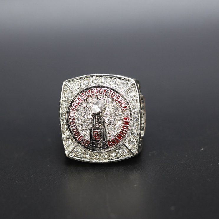 2017 Oklahoma University Sooners OU Championship Ring 11 size (129)